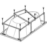 Каркас для ванны Cezares Metauro Corner 180x80 METAURO-180-80-42