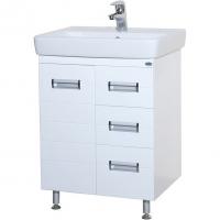 Тумба c раковиной Bellezza Сиена 60 2 ящика Белая
