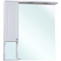 Зеркало со шкафом Bellezza Камелия 85 с подсветкой L Белое