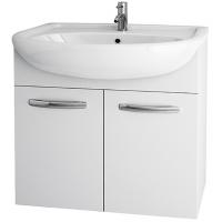 Тумба под раковину Dreja Alda D 65 99.0603 подвесная Белый глянец