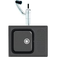 Кухонный набор Marrbaxx Арлин Z15 со смесителем для кухни Damixa Arc 290007464 Черный