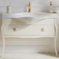 Тумба под раковину Aqwella Clarberg Borgia 115 BOR0111BG Слоновая кость Патина золото