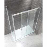 Душевой уголок Cezares Lux Soft AH-1 140x200 профиль Хром стекло прозрачное