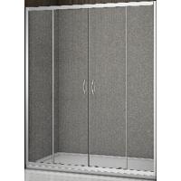 Душевая дверь в нишу Good Door Latte WTW-TD-170-G-WE 170 профиль Белый стекло матовое
