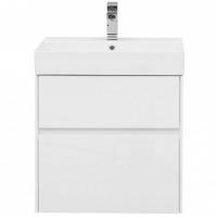Тумба под раковину Aquanet Бруклин 60 203958 подвесная Белая 203958