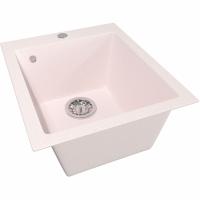 Кухонная мойка Mixline ML-GM14-311 525096 Светло-розовая