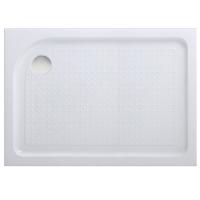 Акриловый поддон для душа BelBagno Tray L 100x80x15 TRAY-BB-AH-100/80-15-W-L Белый L с антискользящим покрытием