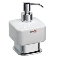 Дозатор для жидкого мыла Schein Allom 222DS-T Хром, Белый