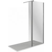 Душевая перегородка Good Door Walk In SP2-100-C-CH 100x28 профиль Хром стекло прозрачное
