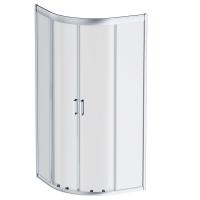 Душевой уголок AM.PM Gem W90G-401-100WT Профиль матовый хром, стекло прозрачное