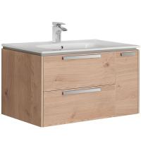 Тумба под раковину Roca Lago 80 857296444 подвесная Светлый дуб