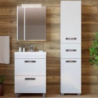 Тумба под раковину Vigo Plaza 60 2 ящика Белая