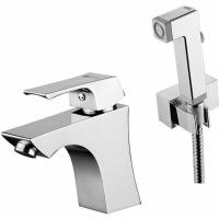 Смеситель для раковины Lemark Unit LM4516C с гигиеническим душем Хром