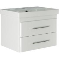 Тумба под раковину Mixline Ницца 80 526247 подвесная Белая