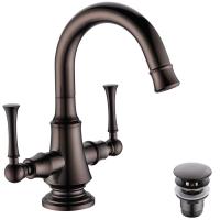Смеситель для раковины Lemark Peretto LM6307RB Черный кофе