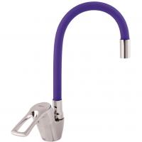 Смеситель для кухни Zerix YUB 181 ZX0248 Фиолетовый Хром