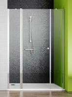 Душевая дверь в нишу Radaway Eos II DWJS 140x195 профиль хром, стекло прозрачное, крепления слева
