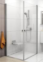 Душевой уголок Ravak Chrome CRV1-80+CRV1-80 блестящий+транспарент