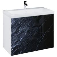 Тумба под раковину Marka One Lacio 80П Black stone