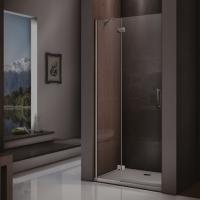 Душевая дверь в нишу Good Door Saturn WTW-130-C-CH 130 L профиль Хром стекло прозрачное