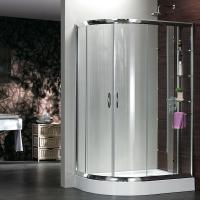 Душевой уголок Grossman GR-9120 185х120 L профиль Хром стекло прозрачное поддон белый