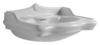 Раковина Azzurra Jubilaeum JUB200 bianco lucido, 1 отверстие под смеситель