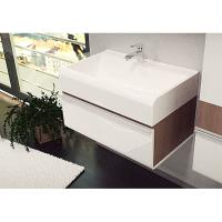 Тумба под раковину Velvex Crystal Cub 70 tpCUB.70-27.21 Темный лен/белый