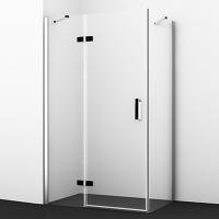Душевой уголок WasserKRAFT Aller 120x80 L 10H06LBLACK MATT Хром