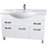 Тумба c раковиной Bellezza Абрис 120 Белая