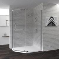 Душевой уголок RGW Passage PA-91 90x100 профиль Хром стекло прозрачное