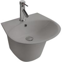 Раковина WeltWasser Telbach 006 MT-GR 57 10000003790 Серая матовая