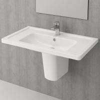 Полупьедестал Bocchi Taormina 1003-001-0320 глянцевый белый