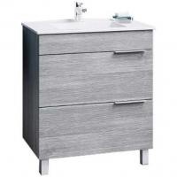 Тумба под раковину Aqwella Бриг 75 Br.01.07/2/Gray Дуб седой