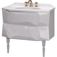 Тумба с раковиной Aima Design Crystal 90 Белая