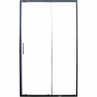 Душевая дверь Cerutti SPA Gloria D120B профиль Черный стекло прозрачное