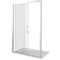 Душевая дверь в нишу Good Door Neo WTW-140-C-CH 140х185 профиль Хром стекло прозрачное