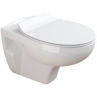 Унитаз Sanitana Munique S10073651000000+S80007262500000 подвесной с сиденьем Микролифт