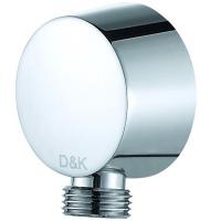 Шланговое подключение D&K DC1004894 Хром