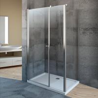 Душевой уголок Radaway Eos KDS 140x80 L профиль Хром стекло прозрачное