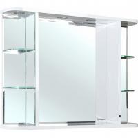 Зеркало Bellezza Рио 90 с подсветкой Белое
