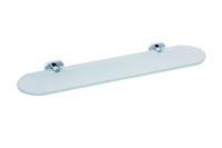Полка стеклянная Bemeta Oval 118402031 Хром