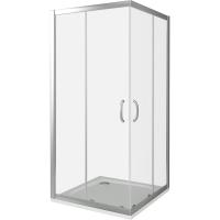 Душевой уголок Good Door Infinity CR-80 80х80 профиль Хром стекло прозрачное