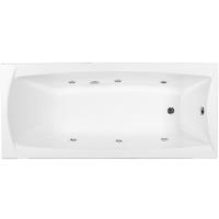 Акриловая ванна Aquanet Cariba 170x75 с гидромассажем