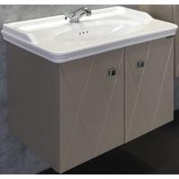 Тумба с раковиной Comforty Кремона 80 00-00001040 подвесная Латте