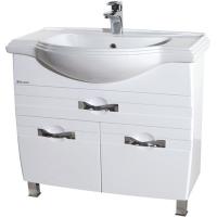 Тумба c раковиной Bellezza Абрис 65 Белая