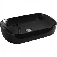 Раковина Artceram Ghost 65 GHL002 03 00 Черная глянцевая