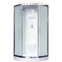 Душевая кабина Royal Bath НК 100x100 RB100HK6-WC-CH стекло матовое задняя стенка Белая