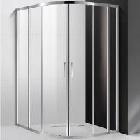Душевой уголок Cezares Molveno R-22 120х120 MOLVENO-R-22-90+30-C-Cr-IV профиль Хром стекло прозрачное