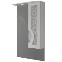 Зеркало со шкафом Какса-А Каприз Зеркальный 65 004294 с подсветкой Белое