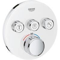Смеситель для душа Grohe Grohtherm SmartControl 29904LS0 с термостатом Белая луна
